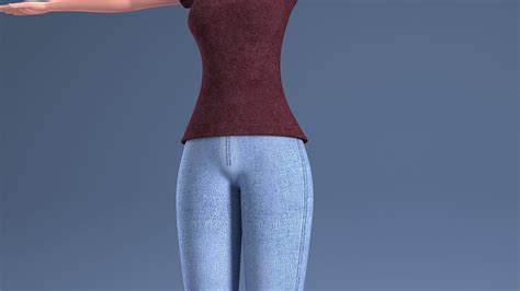 Cartoon Woman Mom Rigged 3d Model Animated Rigged Cgtrader