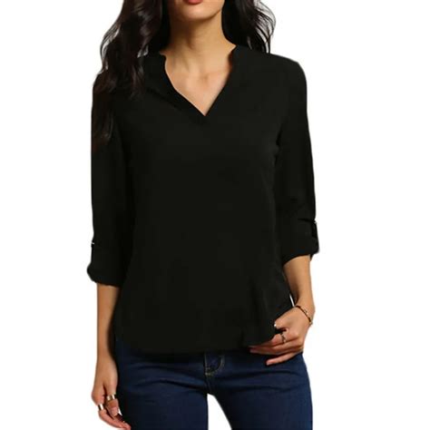 Venta Blusa De Manga Tres Cuartos Para Mujer En Stock