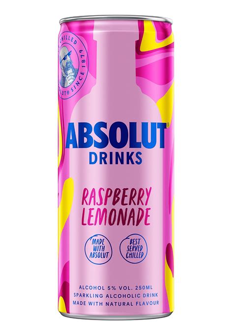 Absolut Drinks Raspberry And Lemonade Absolut Vodka