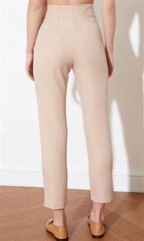 Beige Nude Pant Women S Fashion Bottoms Other Bottoms On Carousell