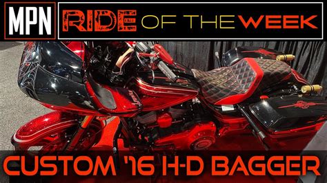 Custom 2016 Harley-Davidson Bagger - YouTube