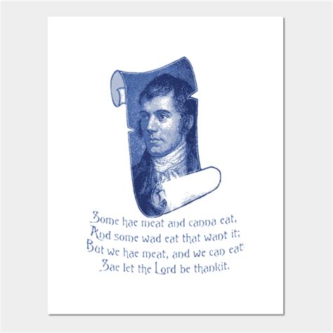 The Selkirk Grace Burns Night Supper Poem - Robbie Burns - Posters and ...