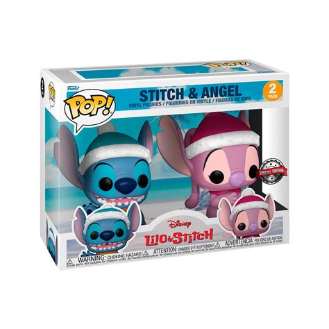 Pop Disney Lilo Stitch Pack Winter Stitch Angel Ex Universo