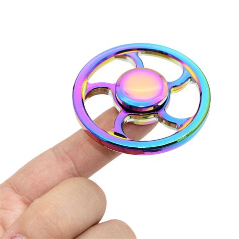 Round Fidget Spinner Rainbow