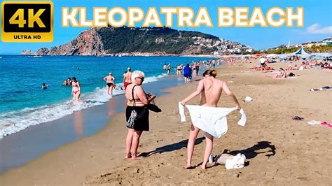 Alanya Kleopatra Beach Bikini Beach Walk Tour K Youtube