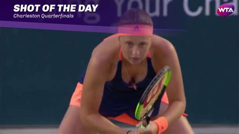 2017 Volvo Car Open Quarterfinals Shot Of The Day Jelena Ostapenko Tennis Tonic News