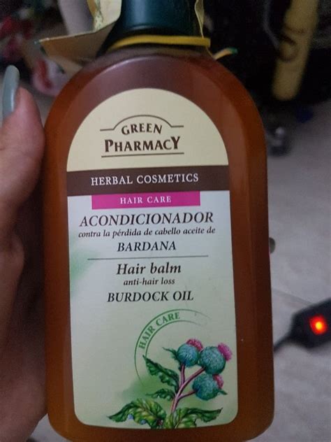 Green Pharmacy Burdock Oil Hair Balm Against Hair Loss Paraben Inci