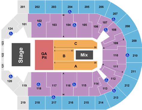 Denny Sanford Premier Center Seating Chart For Concerts | Cabinets Matttroy