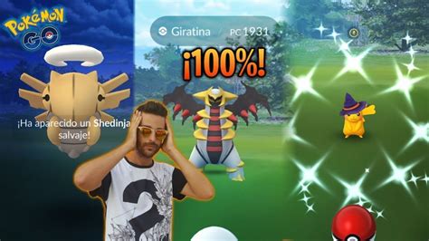 Giratina 100 Y Pasa Esto 5x Huevos De 10km Nuevo Shiny And Registro Shedinja Pokemon Go