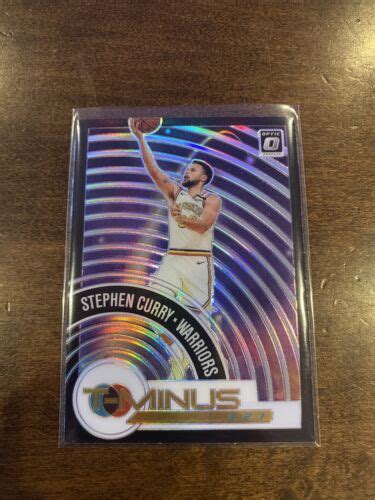 Steph Curry T Minus Holo Prizm Nba Donruss Optic Ebay