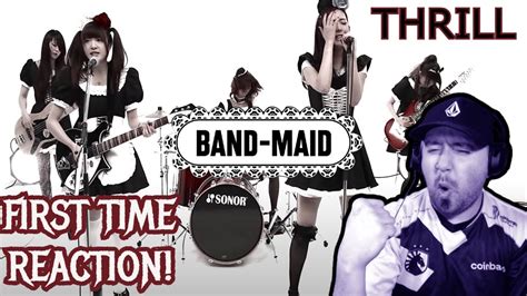 First Time Checking Out Band Maid Thrill Reaction Youtube