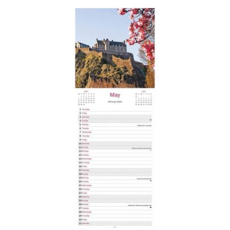 Scotland Slim Calendar Carousel Calendars