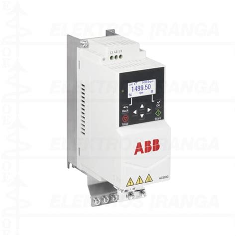 ACS180 04S 02A6 4 VARIADOR DE FRECUENCIA ABB TRIFASICO 0 75HP 460V