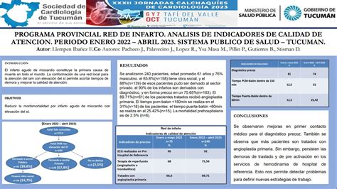 PROGRAMA PROVINCIAL RED DE INFARTO ANALISIS DE INDICADORES DE CALIDAD