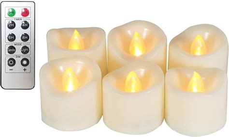 Mi Casa Led Flameless Candles Pack Of Realistic And Bright