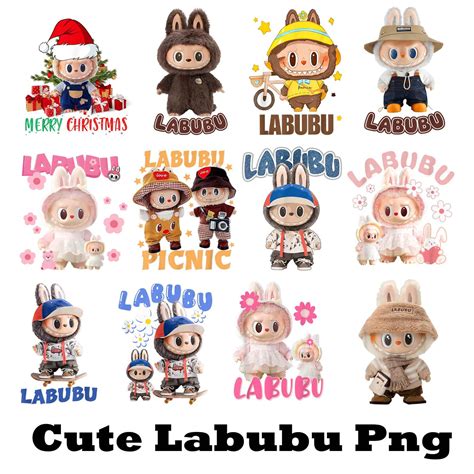 Labubu Bundle Png, Funny Labubu Png, Cute Labubu Png, Trendy Png