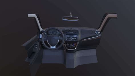 Lada Granta FL Interior - 3D Model by Stan_sky