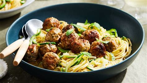 Low Cooker Pork And Fennel Meatball Pasta With A Low Carb Twist