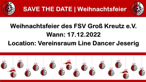 Save The Date Weihnachtsfeier Am