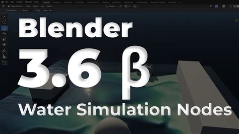 Blender 3 6 Beta Water Ripples Simulation Nodes YouTube