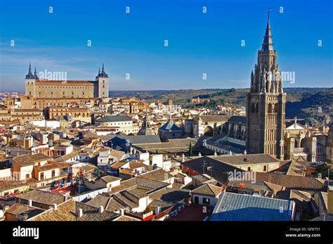 Toledo Landmarks Spain Stock Photo Alamy