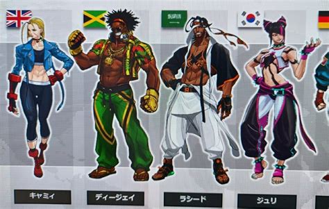 Street Fighter 6 Leaked Concept Art Reveals 22 Characters Possibly The