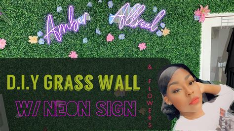 Grass Wall Decor With Neon Sign Prices Uecavanis Edu Ec