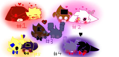 Fnaf Top 5 Fav Ships By Ninjakittymd On Deviantart