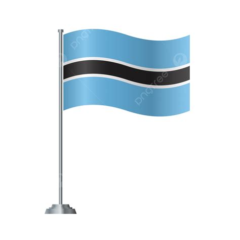 Gambar Bendera Botswana Botswana Bendera Hari Botswana PNG Dan