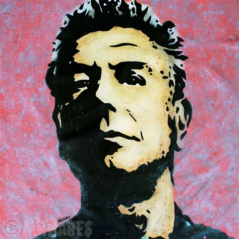 Anthony Bourdain Original Pop Art Painting By Babes Kopp Celebrity Chef