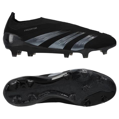 Adidas Predator Elite Laceless Fg Nightstrike Schwarz Grau