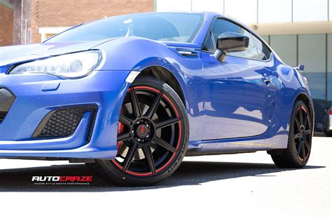 Subaru Brz Motegi Mr Satin Black With Red Stripe