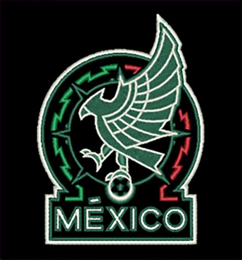 Mexico National Football Team Logo Vectorembroidery Etsy