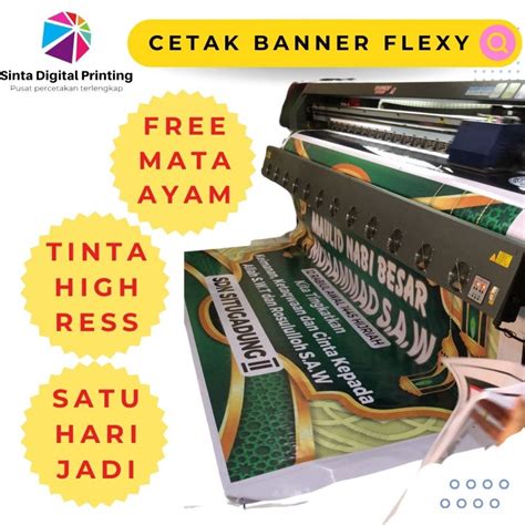 Jual Jasa Print Cetak Spanduk Banner Flexy 440 Warung Toko Custom