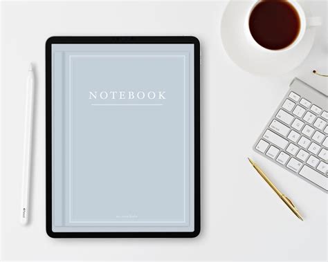 Digital Notebook, Simple Digital Notebook, Goodnotes Notebook, Korean ...