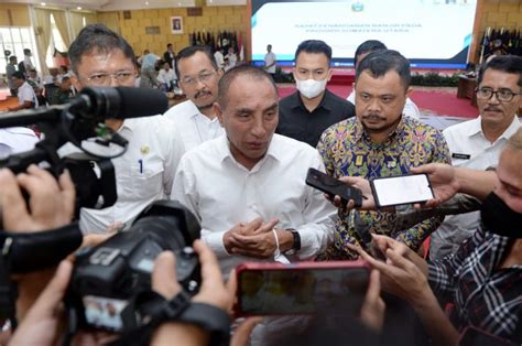 Bentuk Tim Terpadu Atasi Banjir Edy Rahmayadi Minta Fokus Segaris Co