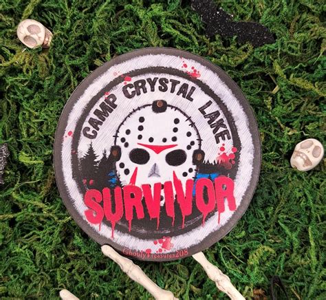 Jason Voorhees Camp Crystal Lake Patch Sticker - Etsy