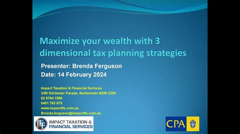 Maximize Wealth With 3 Dimensional Tax Planning Strategies YouTube