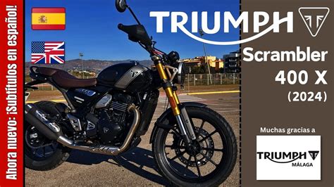 Triumph Scrambler 400 X 2024 Test Ride Review Walkaround