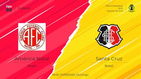 Estatísticas De América Rn X Santa Cruz De Natal - América Natal x Santa Cruz live score 07/09/2025 - resultados dos jogos ...