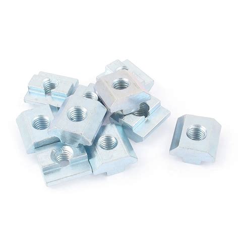 10Pcs 80 20 Inc T Slot Hardware 40 Series M8 Slide In T Nut T Nut M8