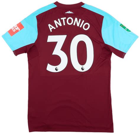 West Ham Match Issue Efl Cup Home Shirt Antonio