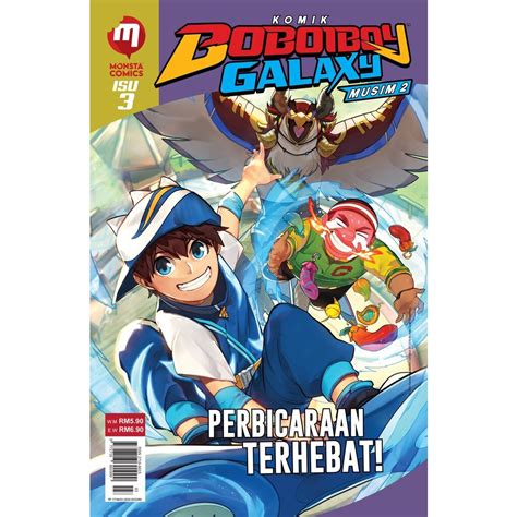 Buku Ay Animonsta Studios Monsta Comic Komik Boboiboy Galaxy