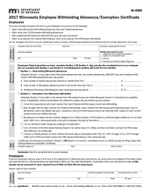 Mn 2020 2024 W4 Writable Pdf 2020 2024 Fill And Sign Printable