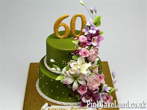 60th Birthday Cake - Decorated Cake by Beatrice Maria - CakesDecor