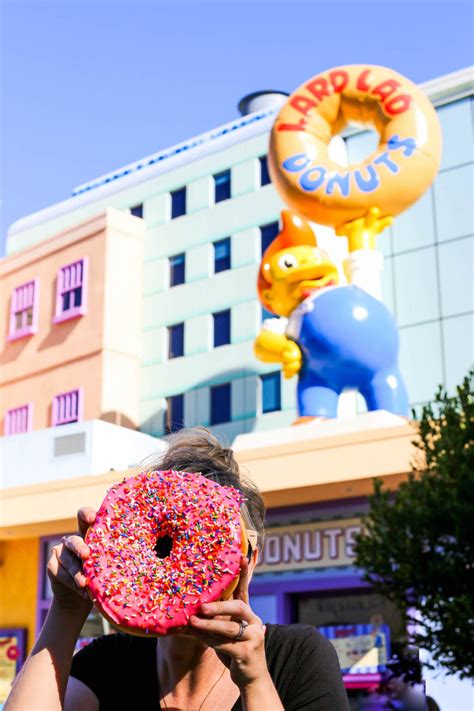 Lard Lad Simpsons Donuts at Universal Studios Hollywood – Salty Canary