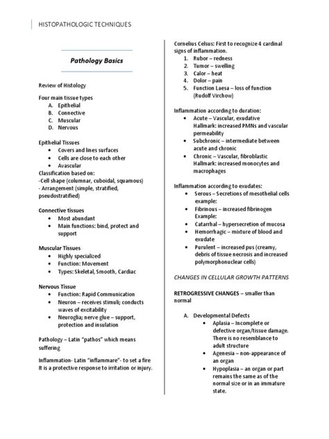 Histopathologic Techniques | PDF | Fixation (Histology) | Staining