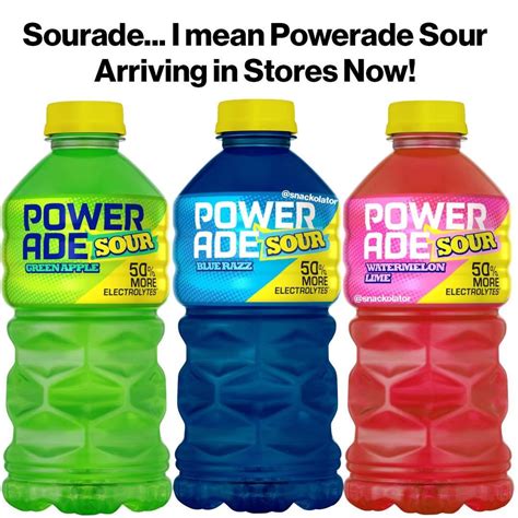 Would You Try This New Sour Powerade Since I U Like Sour Rhyphonixyt