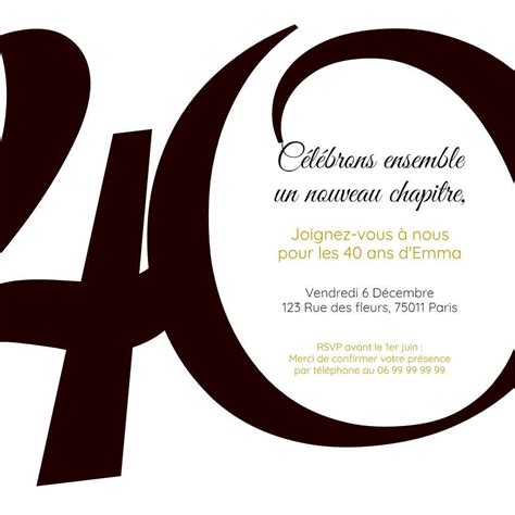 Invitation Anniversaire Ans Invitation Anniversaire Gratuite