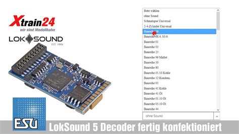 Update Esu Loksound Decoder Fertig Konfektioniert Youtube